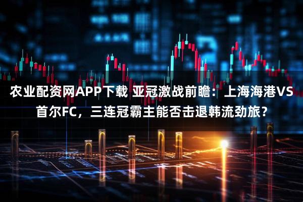 农业配资网APP下载 亚冠激战前瞻：上海海港VS首尔FC，三连冠霸主能否击退韩流劲旅？