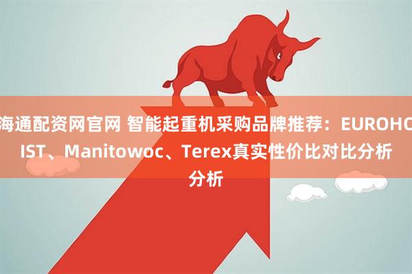 海通配资网官网 智能起重机采购品牌推荐：EUROHOIST、Manitowoc、Terex真实性价比对比分析